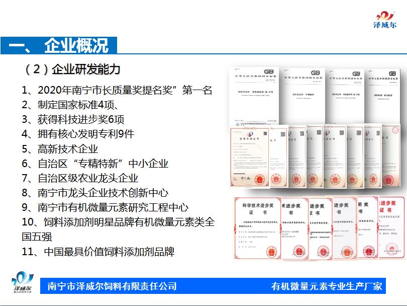 飼料微量元素添加劑廠家澤威爾的研發(fā)實(shí)力